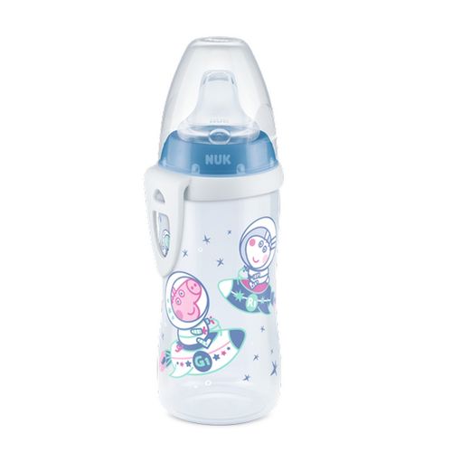 Copo Antivazamento Active Cup Peppa Pig NUK 300ml - Azul