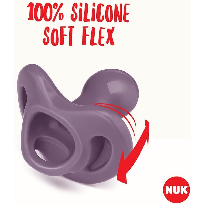 Chupeta Sensitive Soft 100% Silicone Boy S1 (0 a 6 meses) – NUK - Medical