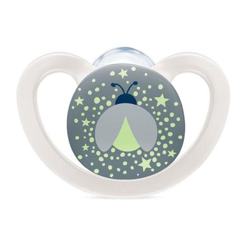 Chupeta Space Glow Silicone S1 Neutra - Nuk