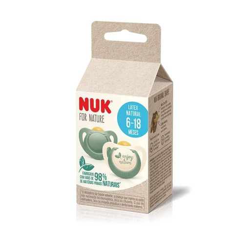 Kit de Chupeta 6+ meses NUK For Nature Látex