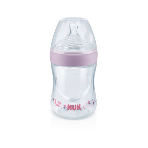 Mamadeira Com Controle Temperatura Smart Flow 150ml Rosa NUK