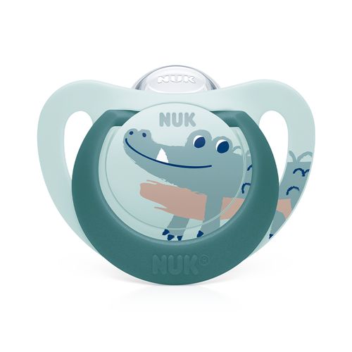 Chupeta 6+ meses NUK Star - Azul