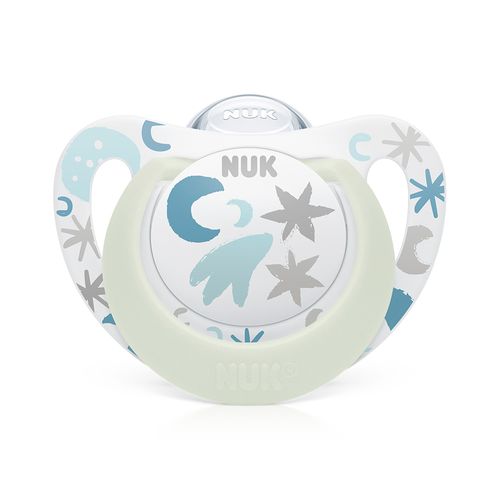 Chupeta NUK Star Glow  Neutral Silicone S1
