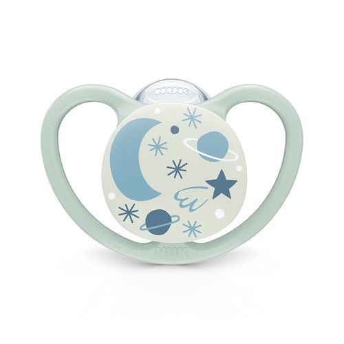 Chupeta Space Glow 18+ meses NUK - Brilha no Escuro