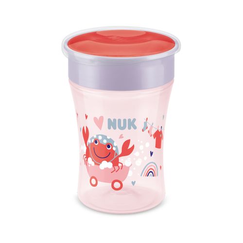 Copo Magic Cup NUK Evolution 230ml - Rosa
