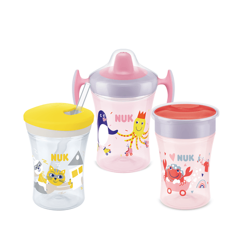 Kit de Copos Antivazamento  Evolution Girl - NUK